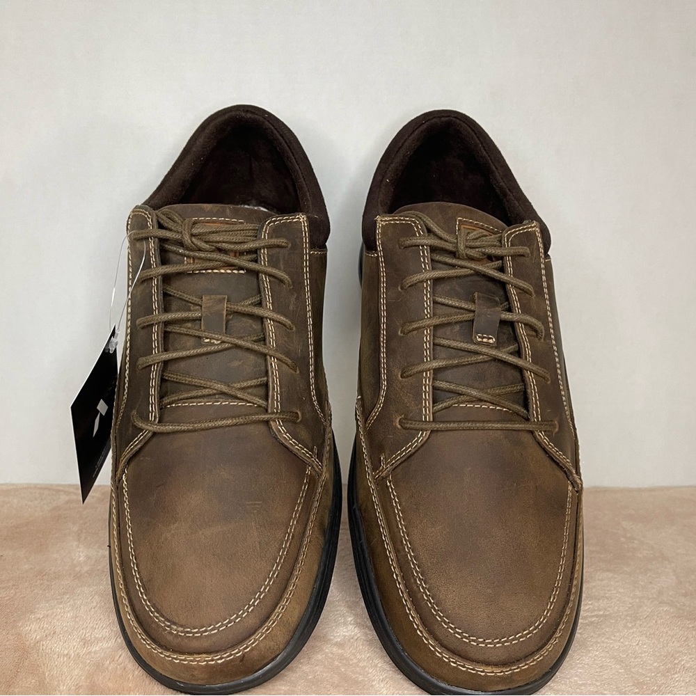 Elegant Brown Leather Derby Shoes